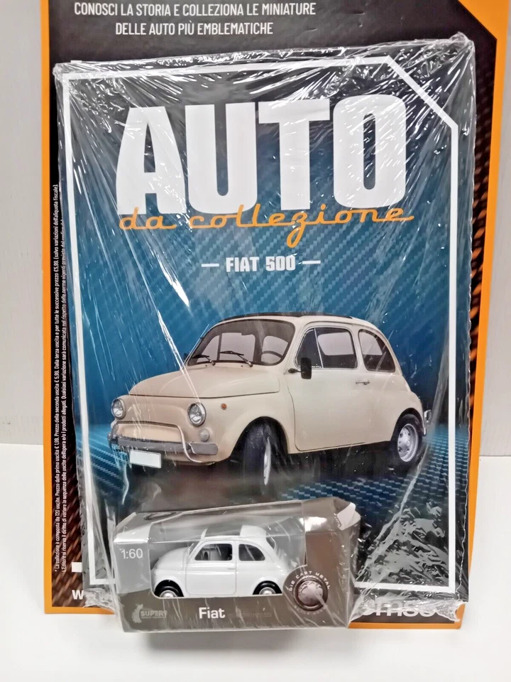 AUTO DA COLLEZIONE MINIATURE FIAT 500 SCALA 1:60 1' USCITA - Immagine 1 di 1