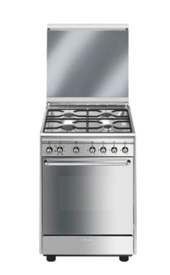 Smeg CX60SV-9 Cucina Combi 4 Fornelli con Forno Elettrico da 60 cm Acciaio inoss Foto 1 de 2