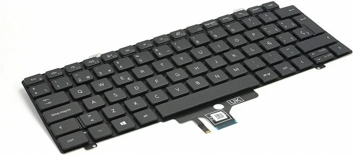 Dell K4WGN Latitude 7430 7420 7520 7530 5440 5430 5420 Spanish QWERTY Keyboard - Image 1 of 1