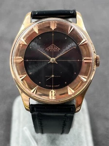 Vintage Solix watch with big battons two tone dial - Imagen 1 de 7