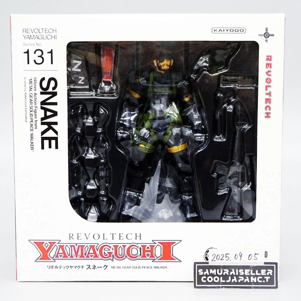 Revoltech Yamaguchi No.131 Metal Gear Solid Peace Walker SNAKE Figure NEW - Image 1 of 4