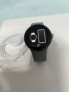 Google Pixel Watch 1st Gen 41mm GPS Polished Silver Stainless Steel - Zdjęcie 1 z 7