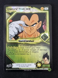 Vegeta’s Pride Drill Preview 5 Foil Limited Rare Dragonball Z Score Fusion Saga - Picture 1 of 2
