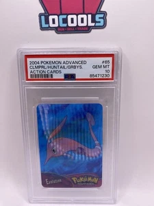 PSA 10 Gem 2004 Pokémon Action Card Clampert Gorebyss lenticular - Bild 1 von 2