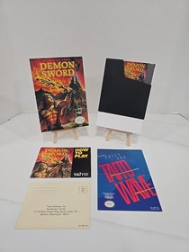 Demon Sword Nintendo NES CIB 100% Complete in Box w/ Poster & Reg Card VGC RARE