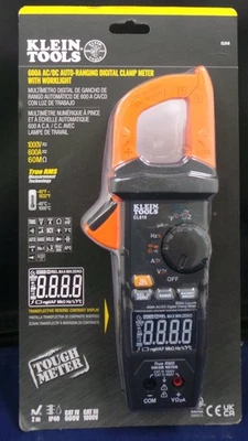 KLEIN TOOLS CL810 AC/DC Auto Ranging Digital Clamp Meter 600A BRAND NEW - Image 1 of 2
