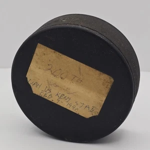 UAH College Hockey Coach 200th Win Kent State Provenance Available - Picture 1 of 5