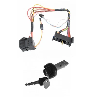 Ignition Lock Switch with Cylinder & Key Black Bezel for Chevy GMC Truck SUV - Image 1 of 3