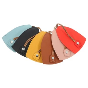 6 Stück Autoschlüssel Schlüsselanhänger Halter PU Autoschlüssel Etui Ausziehbar Autoschlüssel Etui - Bild 1 von 12