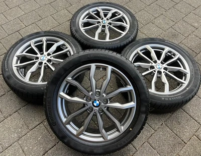 4 ORIGINAL 18" ALU WINTERRÄDER BMW X1 F48 X2 F39 STYLING M711 205/55R18 96H RDKS - Bild 1 von 4
