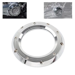 Clear Engine Derby Cover For Harley Street Glide FLHX Road King FLHR 2016-2022 - Picture 1 of 10