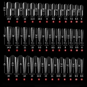 288Pcs/Box Poly Nail Gel Extension Mold Tips Nail Art Dual Quick Building Fo BII - Picture 1 of 12