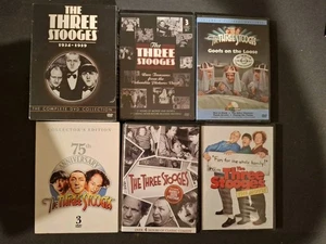 Massive Three Stooges Collection 1934-1959 Dozen Of Movies Last 1970 + 2012 - Picture 1 of 2