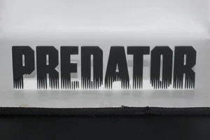 Predator 3D gedruckt Logo Schild Wand Schreibtisch Regal Kunst - Bild 1 von 3