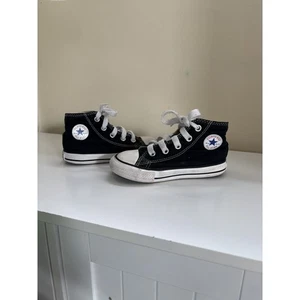 Converse Kleinkinder Chuck Taylor All Stars Hi Sneaker schwarz Größe 7 Unisex - Bild 1 von 7