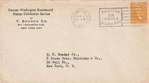 U. S. FDC   Scott #715   the 10c Washington BiCentennial issue - Picture 1 of 2