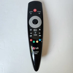 Mando a distancia inalámbrico negro original LG M4-Media AKB73615602 probado funciona - Imagen 1 de 7