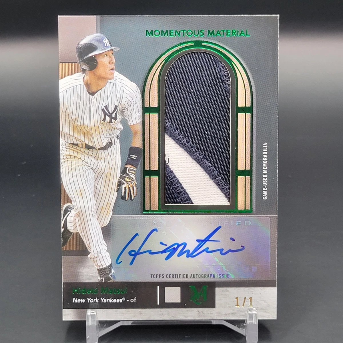 Hideki Matsui Autographed Baseball Trading Cards & Accessories for