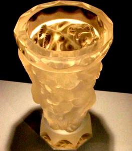 Jarrón Querubines Eros Arte Vidrio Schlevogt Hoffmann Ingrid Desna Nuevo Deco Checo - Imagen 1 de 9