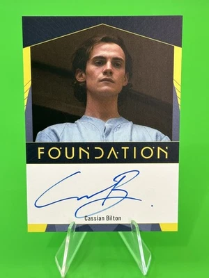 2025 Foundation Seasons 1 & 2 Cassian Bilton as Brother Dawn Bordered Auto!!! - Image 1 of 4