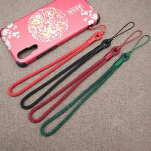 Handmade Braided Rope Phone Lanyard Luxury Phone Charm Strap Phone Accessories - Photo 1 sur 14