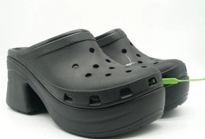 Crocs Siren Nieten Clog Absatz schwarz Damen Gr. M11 Sandalen NEU - Bild 1 von 3