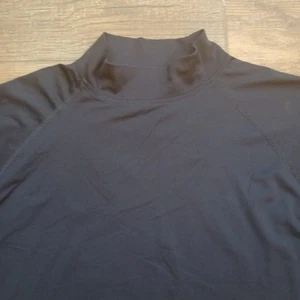 Footjoy Shirt Mens Extra Large Blue Mock Neck Nylon Performance Stretch Flex - Picture 1 of 10