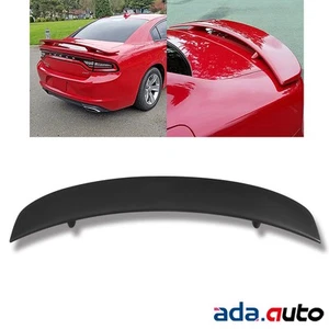 2011-2016 Dodge Charger Factory Style Matte Black Rear Trunk Spoiler Wing ABS - Picture 1 of 12