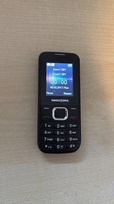 SwissOne SC1230 Black Unlocked Dual SIM 32MB Händler, Garantie, Accu Neu Top - Bild 1 von 2