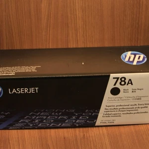 Genuine HP LaserJet 78A Black Toner Cartridge CE278A Sealed - Picture 1 of 6