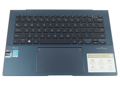 ASUS ZENBOOK 14 OLED Q409 EE. UU. TECLADO REPOSAMANOS TOUCHPAD MONTAJE HQ20721790000 Foto 1 de 2