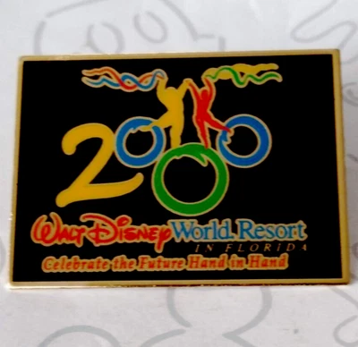 Prendedor 1 Walt Disney World 2000 Año Fecha Bailarines Celebran el Futuro Disney Foto 1 de 2