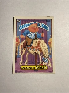 1987 Garbage Pail Kids series 8 Amusement Parker 295b GPK - Picture 1 of 4