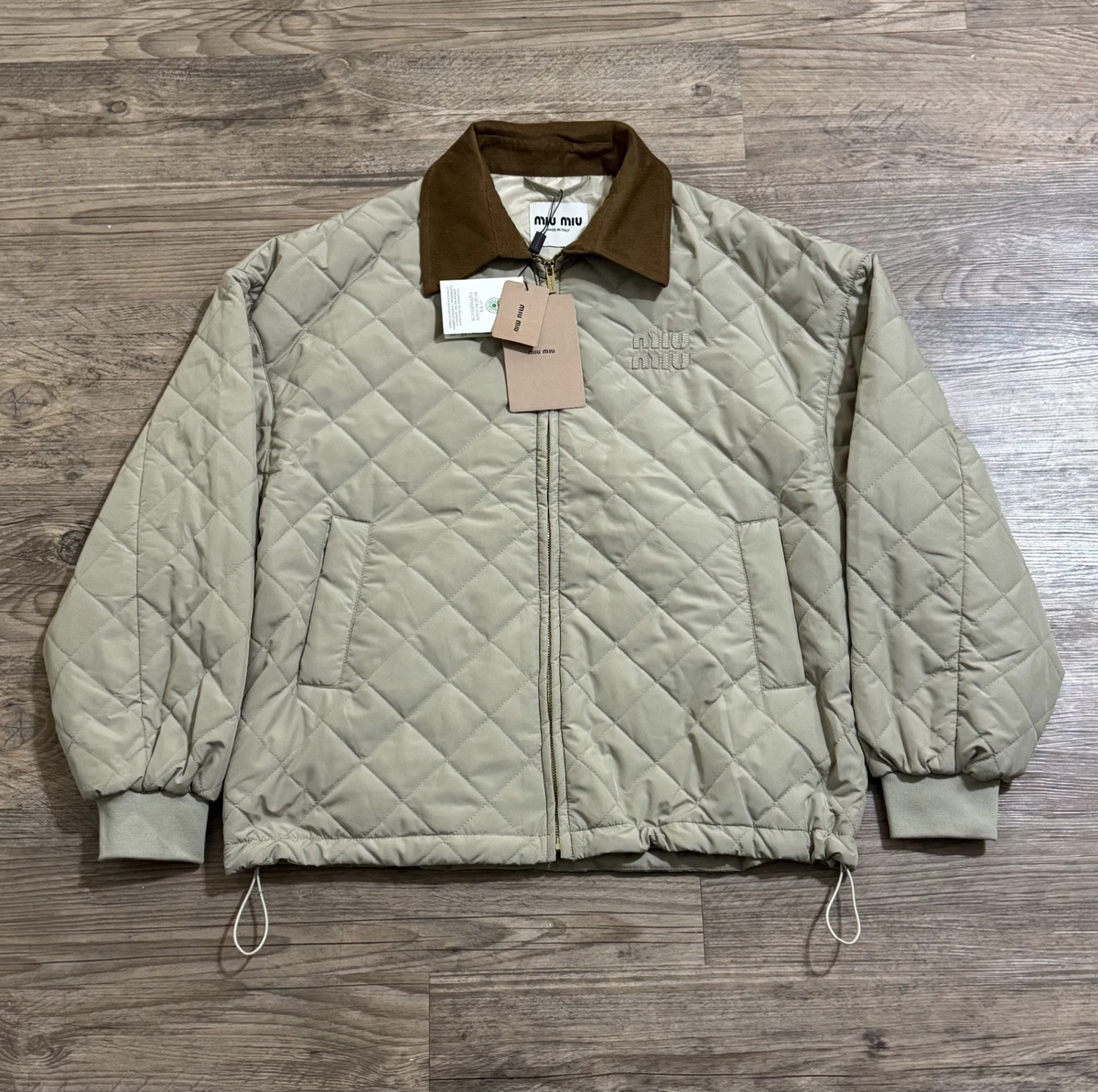 Miu Miu Regular Size Coats, Jackets & Vests Nylon Outer Shell for