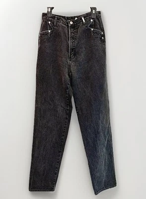 Pantalones de mezclilla negros Rockies Bareback de colección años 90 talla 32/13 lavado oscuro Rocky Mountain Foto 1 de 4
