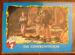 1989 O-Pee-Chee Ghostbusters White Back Bill Murray Venkman Confrontation #76
