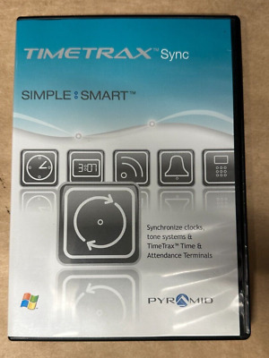 Pyramid TimeTrax Sync Software Version 4.0.0.33  Fast Free Shipping! • 179.10$