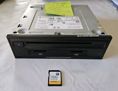 Unlocked VW Carplay MIB2 Sat Nav Bluetooth DAB+ Head Unit Golf Tiguan Polo T-Roc - Image 1 of 4