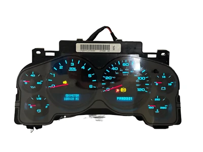 Cuadro de instrumentos velocímetro 07-2011 Silverado Sierra 1500 100.028 millas gas Foto 1 de 3