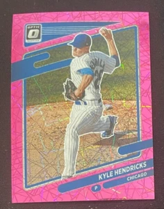 Kyle HENDRICKS 2021 Donrus Optic Pink Velocity 85/249 #117 Chicago Cubs - Picture 1 of 2