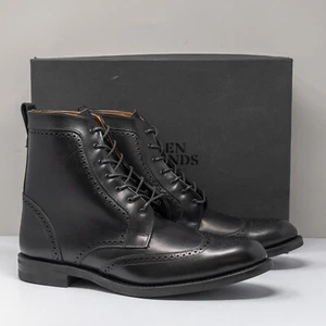 Allen Edmonds Dalton Black Leather Wingtip Chukka Boot, Men's 13 D - Picture 1 of 7