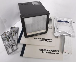 Omega RD263 RD260 Series Programmable Chart Recorder 3 Inputs 100mm Continuous - Picture 1 of 8