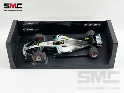 Mercedes F1 2017 W08 #46 Valentino Rossi 2019 Ride Swap Hamilton 1:18 MINICHAMPS - Image 1 of 4