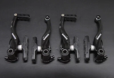 SHIMANO Alivio BR-T4000 V-Brake Fahrrad Felgenbremse schwarz Set Neu VR+HR - Bild 1 von 2