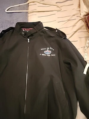 Vintage Wear Guard Amoco Oil Gas Station Detroit Quilted Mechanics Jacket Mens L — 第 1/4 张图片