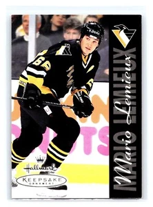 1996-98 Hallmark Keepsake Ornament Cards #NNO Mario Lemieux Pittsburgh Penguins - Bild 1 von 2