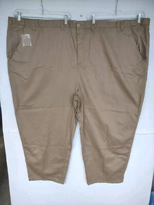 King Size Big Tall 72x38 Tan Khaki Pants Adjustable Waist NWOT - Picture 1 of 7
