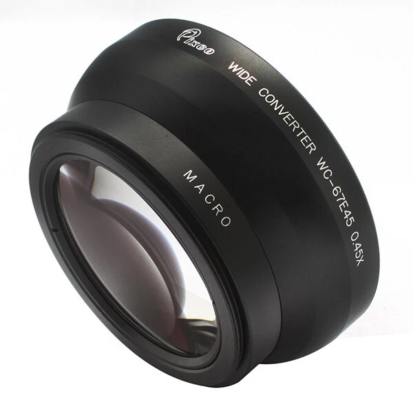 67mm 0.45X Wide Angle Macro Lens For Canon Nikon Pentax Sony Panasonic Camera - Image 1 of 4