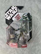 STAR WARS 30th Anniversary  Clone Wars  Clone  Commander Gree Action Figure New