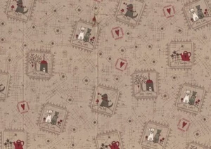 Follow My Heart Home Cotton Fabric Fat Quarter 50cm x 55cm - Picture 1 of 1